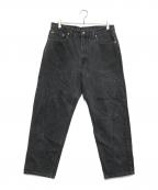 LEVI'Sリーバイス）の古着「後染め550ブラックデニムパンツ」｜ブラック