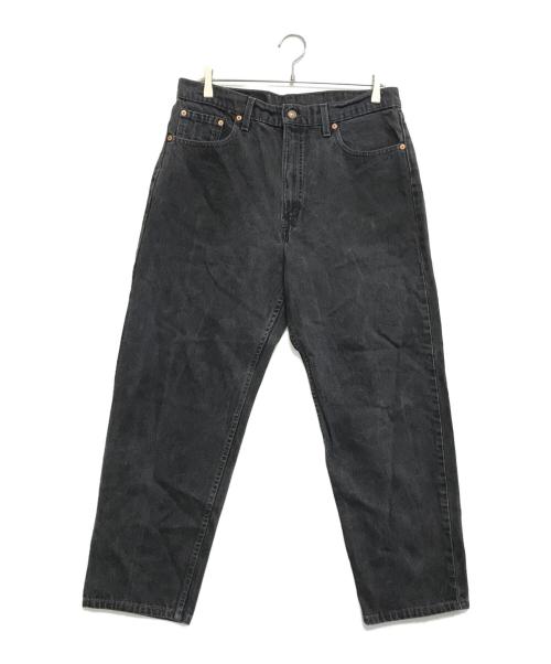 LEVI'S（リーバイス）LEVI'S (リーバイス) 後染め550ブラックデニムパンツ ブラック サイズ:W36 L30の古着・服飾アイテム