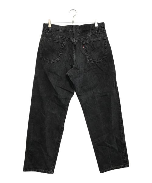 LEVI'S（リーバイス）LEVI'S (リーバイス) 後染め550ブラックデニムパンツ ブラック サイズ:W36 L30の古着・服飾アイテム