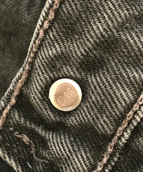 LEVI'S（リーバイス）LEVI'S (リーバイス) 後染め550ブラックデニムパンツ ブラック サイズ:W36 L30の古着・服飾アイテム