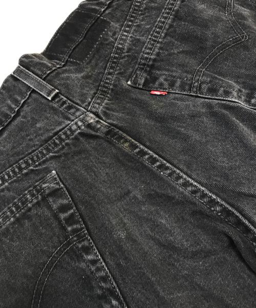 LEVI'S（リーバイス）LEVI'S (リーバイス) 後染め550ブラックデニムパンツ ブラック サイズ:W36 L30の古着・服飾アイテム