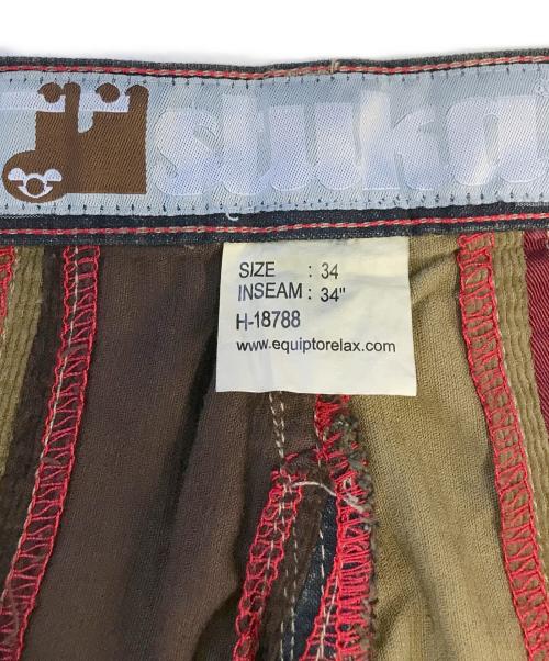 stuka（ストゥーカ）stuka (ストゥーカ) 切替カーゴバギーパンツ マルチカラー サイズ:34 未使用品の古着・服飾アイテム