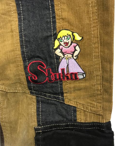 stuka（ストゥーカ）stuka (ストゥーカ) 切替カーゴバギーパンツ マルチカラー サイズ:34 未使用品の古着・服飾アイテム