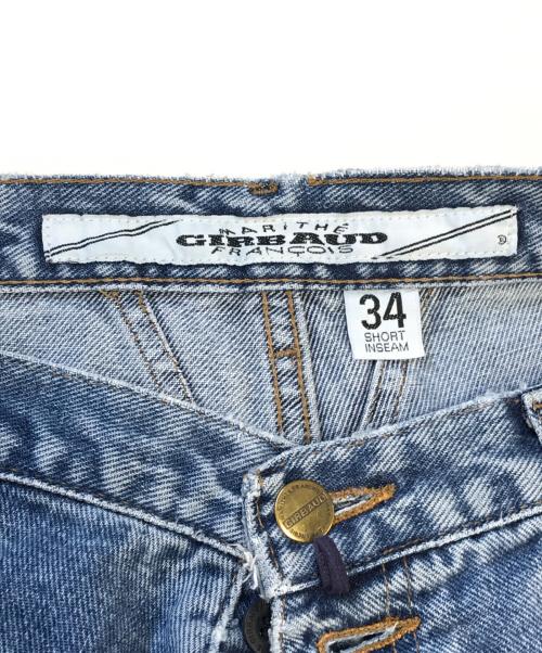 MARITHE+FRANCOIS GIRBAUD（マリテフランソワジルボー）MARITHE+FRANCOIS GIRBAUD (マリテフランソワジルボー) デニムパンツ インディゴ サイズ:34の古着・服飾アイテム