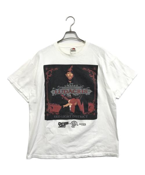 ラップTシャツ（ラップTシャツ）ラップTシャツ (ラップTシャツ) LUDACRIS (リュダクリス) ラップTシャツ ホワイト サイズ:XLの古着・服飾アイテム