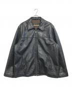 Columbiaコロンビア）の古着「レザージャケット」｜ブラック