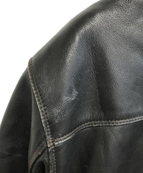 Columbia（コロンビア）Columbia (コロンビア) レザージャケット ブラック サイズ:XXLの古着・服飾アイテム