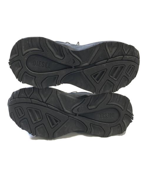 DIESEL（ディーゼル）DIESEL (ディーゼル) D-Cage ランニングスニーカー ブラック サイズ:US8.5/EUR41/JPN26.5の古着・服飾アイテム