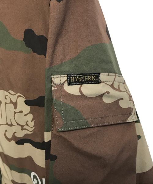 Hysteric Glamour（ヒステリックグラマー）Hysteric Glamour (ヒステリックグラマー) CIRCLE GIRL DIZZY&MILKY PERTEX カーキ サイズ:Sの古着・服飾アイテム