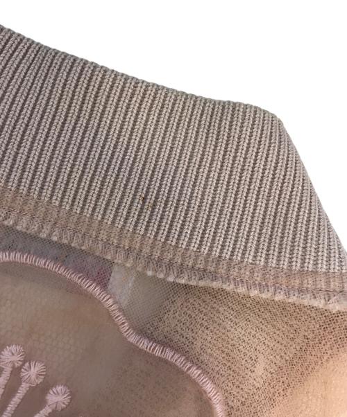 RED VALENTINO（レッドヴァレンティノ）RED VALENTINO (レッドヴァレンティノ) 花柄レースブルゾン ベージュ サイズ:42の古着・服飾アイテム