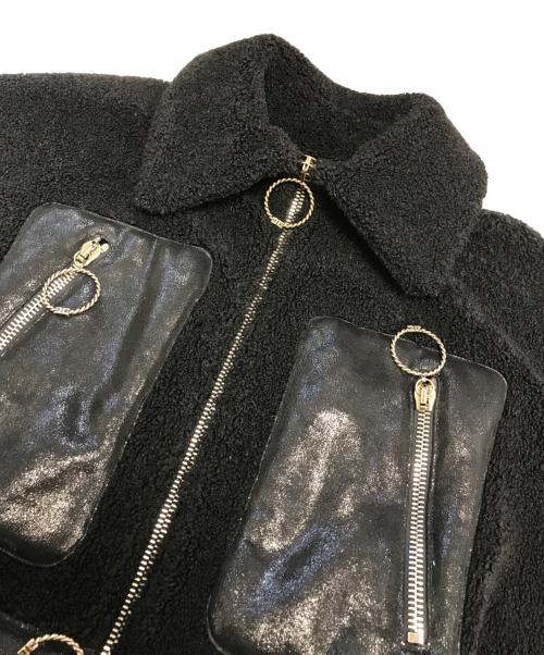 ELISABETTA FRANCHI（エリザベッタフランキ）ELISABETTA FRANCHI (エリザベッタフランキ) Giacca Jacket ブラック サイズ:38の古着・服飾アイテム