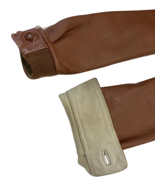 BALLY（バリー）BALLY (バリー) リバーシブルレザーブルゾン ブラウン サイズ:40の古着・服飾アイテム