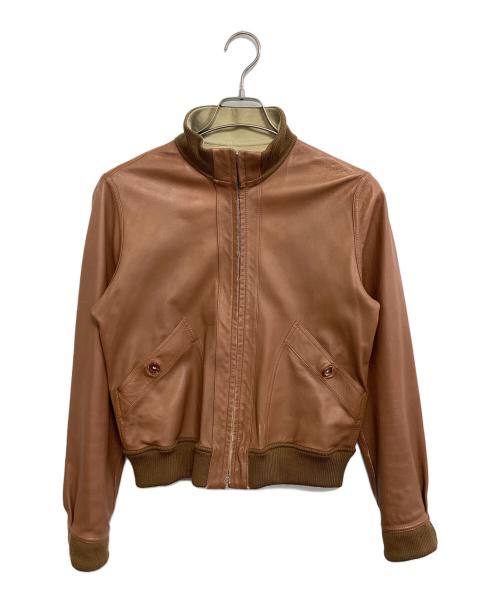 BALLY（バリー）BALLY (バリー) リバーシブルレザーブルゾン ブラウン サイズ:40の古着・服飾アイテム