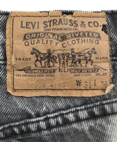 LEVI'S（リーバイス）LEVI'S (リーバイス) ブラックデニムパンツ ブラック サイズ:W31 L36の古着・服飾アイテム