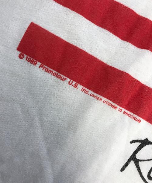 バンドTシャツ（バンドTシャツ）バンドTシャツ (バンドTシャツ) 80s ROLLING STONES(ローリング・ストーンズ) バンドTシャツ ホワイト サイズ:Ｌの古着・服飾アイテム