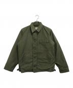 VINTAGE MILITARYヴィンテージ ミリタリー）の古着「US ARMY Ａ-2デッキジャケット」｜カーキ