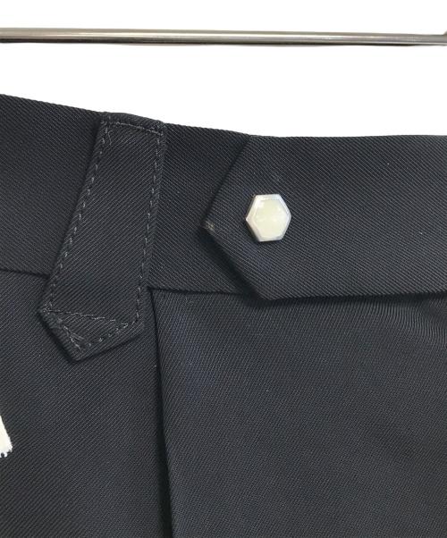 el conductorh（コンダクター）el conductorh (コンダクター) HEART EMBROIDERED WESTERN TROUSERS ブラック サイズ:2の古着・服飾アイテム