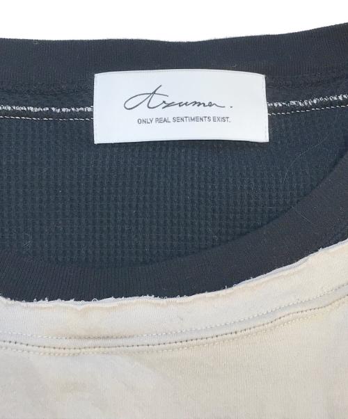 Azuma（アズマ）Azuma (アズマ) レイヤードロングカットソー アイボリー サイズ:1の古着・服飾アイテム