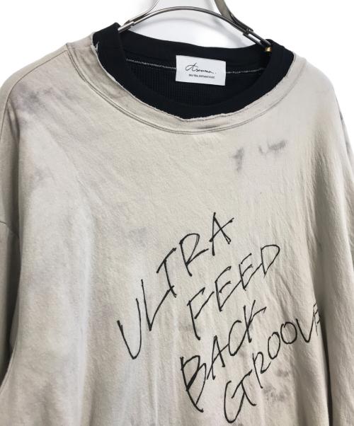 Azuma（アズマ）Azuma (アズマ) レイヤードロングカットソー アイボリー サイズ:1の古着・服飾アイテム