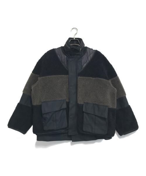 FACETASM（ファセッタズム）FACETASM (ファセッタズム) ボア切替M65ジャケット ブラック サイズ:3の古着・服飾アイテム