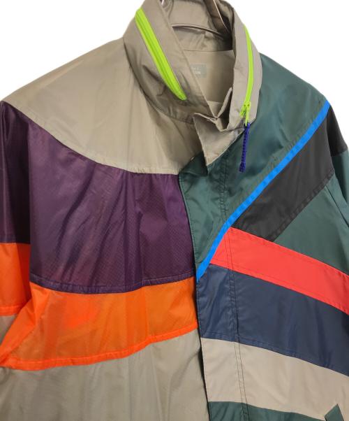 kolor/BEACON（カラービーコン）kolor/BEACON (カラービーコン) Asymmetry Swichingナイロン コート マルチカラー サイズ:1の古着・服飾アイテム