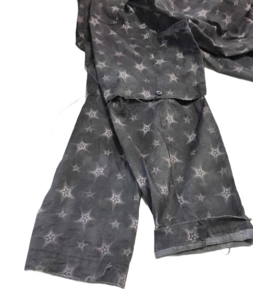 FACCIES（ファッチーズ）FACCIES (ファッチーズ) Star textile Detachable sleeves SH グレー サイズ:2の古着・服飾アイテム