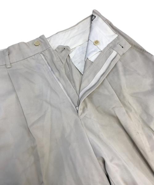 COMME des GARCONS HOMME（コムデギャルソン オム）COMME des GARCONS HOMME (コムデギャルソン オム) 2タックチノパンツ ベージュ サイズ:Sの古着・服飾アイテム