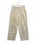COMME des GARCONS HOMME（コムデギャルソン オム）の古着「2タックチノパンツ」｜ベージュ