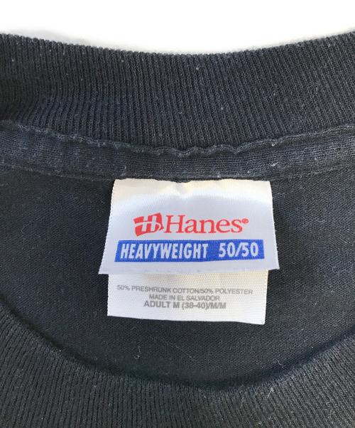 Hanes（ヘインズ）Hanes (ヘインズ) プリントTシャツ ブラック サイズ:Mの古着・服飾アイテム