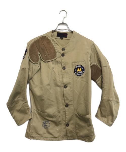 10-X（テン）10-X (テン) パッチ付き シューティングジャケット ベージュ サイズ:表記なしの古着・服飾アイテム