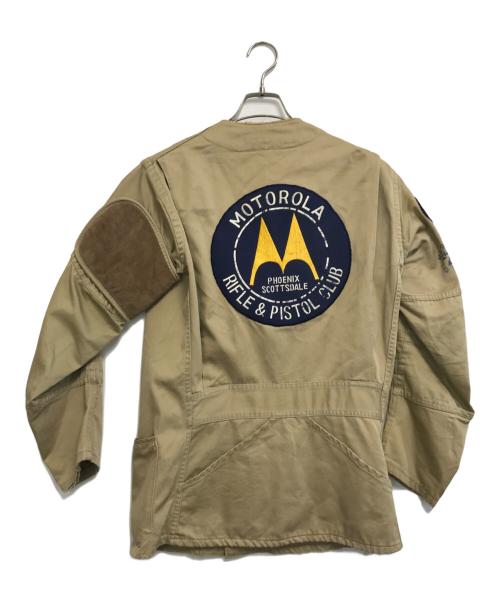 10-X（テン）10-X (テン) パッチ付き シューティングジャケット ベージュ サイズ:表記なしの古着・服飾アイテム