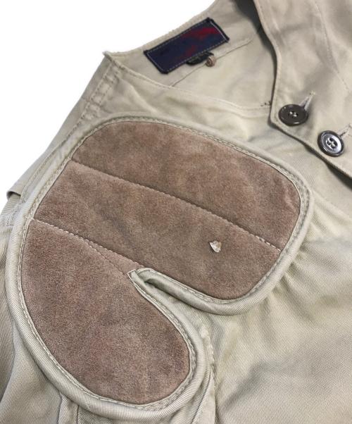 10-X（テン）10-X (テン) パッチ付き シューティングジャケット ベージュ サイズ:表記なしの古着・服飾アイテム