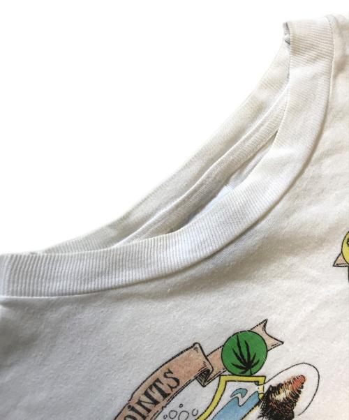 FOX TEES AMSTERDAM（フォックス・ティーズ・アムステルダム）FOX TEES AMSTERDAM (フォックス・ティーズ・アムステルダム) ジョークプリントＴシャツ ホワイト サイズ:表記なしの古着・服飾アイテム
