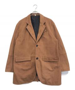 中古・古着通販】CCU (シーシーユー) バンドカラーレザーシャツ