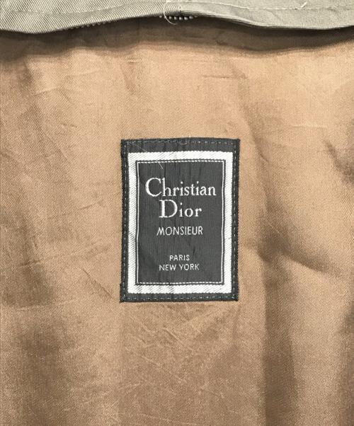 Christian Dior MONSIEUR（クリスチャンディオールムッシュ）Christian Dior MONSIEUR (クリスチャンディオールムッシュ) トレンチコート カーキ サイズ:46Lの古着・服飾アイテム
