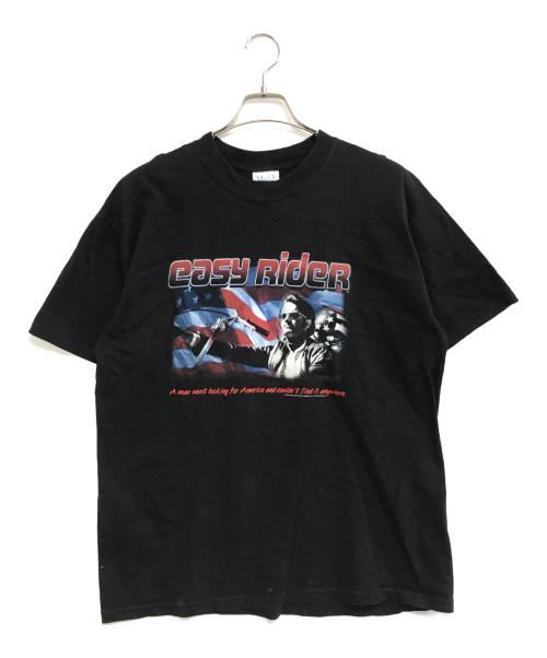 ムービーTシャツ（ムービーTシャツ）ムービーTシャツ (ムービーTシャツ) 00s Easy Rider(イージー・ライダー) ムービーＴシャツ ブラック サイズ:Ｌの古着・服飾アイテム