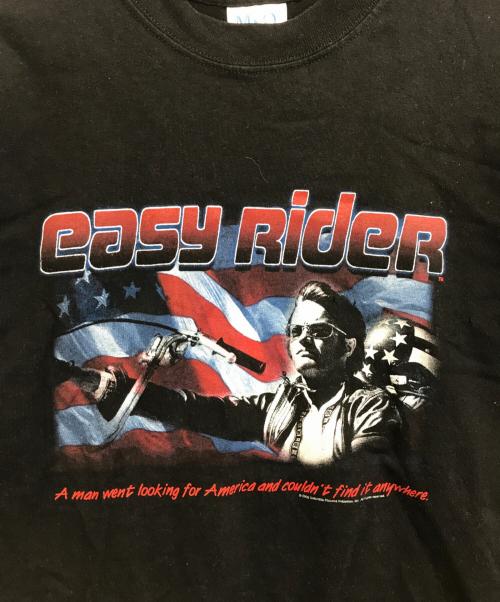 ムービーTシャツ（ムービーTシャツ）ムービーTシャツ (ムービーTシャツ) 00s Easy Rider(イージー・ライダー) ムービーＴシャツ ブラック サイズ:Ｌの古着・服飾アイテム