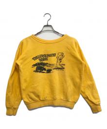 VINTAGE（ヴィンテージ）の古着「染込みスウェット」｜イエロー