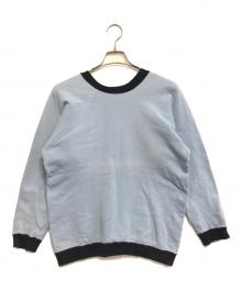 Hanes（ヘインズ）の古着「ラグランスウェット」｜スカイブルー