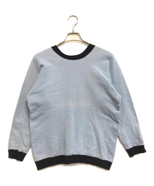 Hanes（ヘインズ）Hanes (ヘインズ) ラグランスウェット スカイブルー サイズ:Mの古着・服飾アイテム