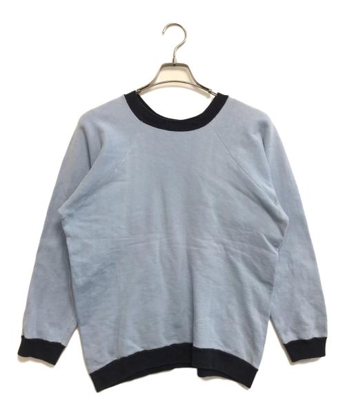 Hanes（ヘインズ）Hanes (ヘインズ) ラグランスウェット スカイブルー サイズ:Mの古着・服飾アイテム