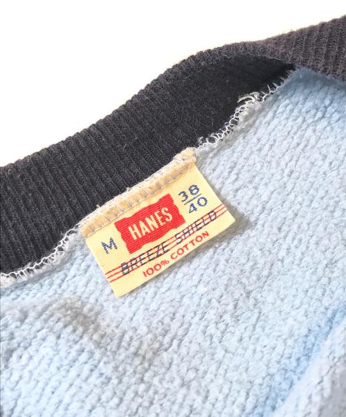 Hanes（ヘインズ）Hanes (ヘインズ) ラグランスウェット スカイブルー サイズ:Mの古着・服飾アイテム