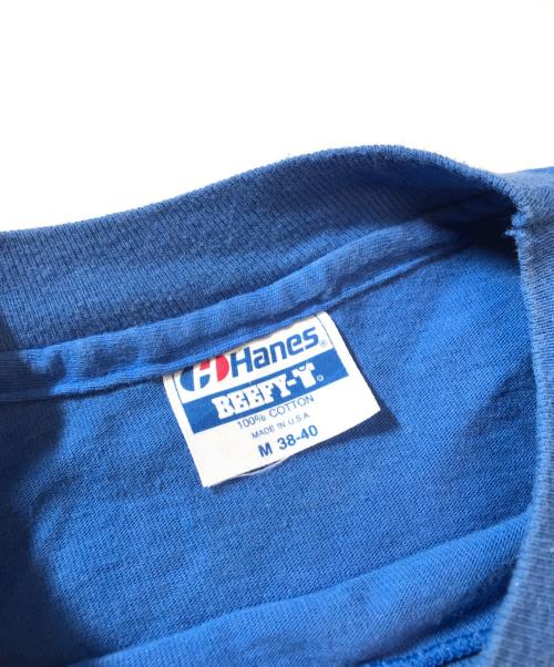 Hanes（ヘインズ）Hanes (ヘインズ) Tシャツ ブルー サイズ:Mの古着・服飾アイテム