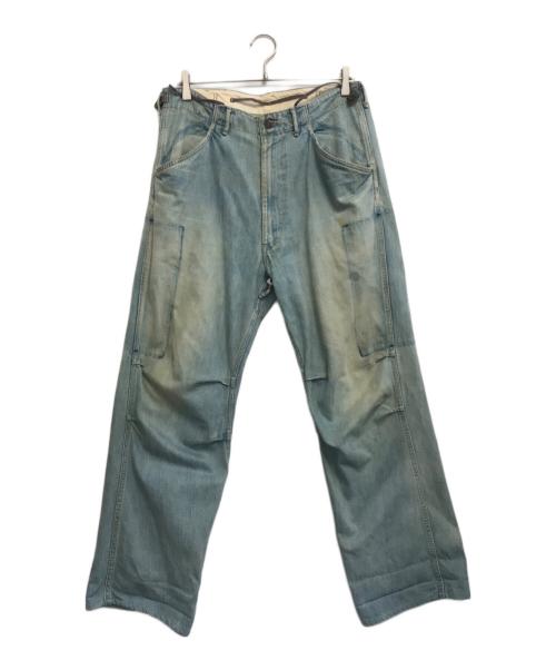 KAPITAL（キャピタル）KAPITAL (キャピタル) サイドアジャスター付デニムパンツ インディゴ サイズ:XL　　　の古着・服飾アイテム