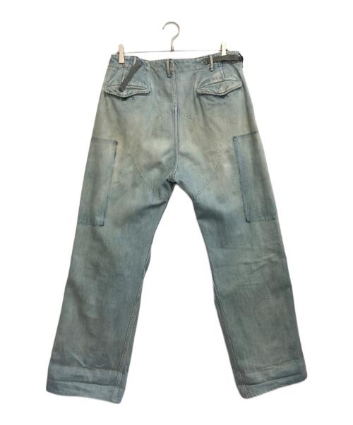 KAPITAL（キャピタル）KAPITAL (キャピタル) サイドアジャスター付デニムパンツ インディゴ サイズ:XL　　　の古着・服飾アイテム