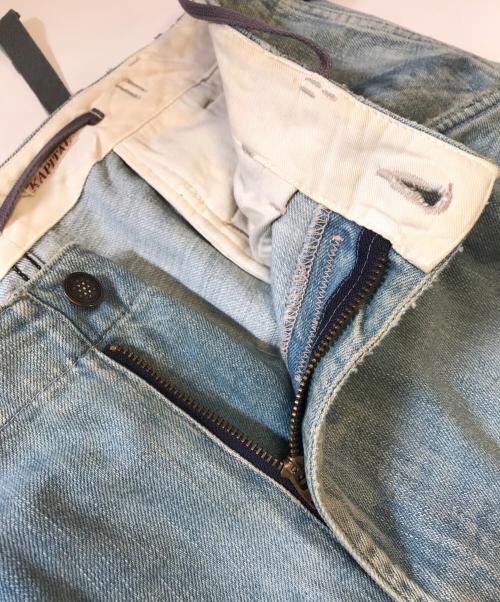 KAPITAL（キャピタル）KAPITAL (キャピタル) サイドアジャスター付デニムパンツ インディゴ サイズ:XL　　　の古着・服飾アイテム
