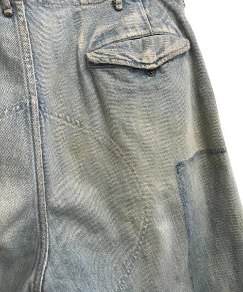 KAPITAL（キャピタル）KAPITAL (キャピタル) サイドアジャスター付デニムパンツ インディゴ サイズ:XL　　　の古着・服飾アイテム