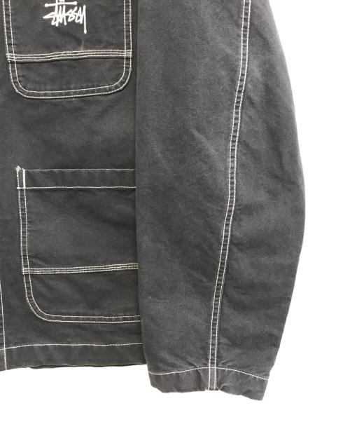 stussy（ステューシー）stussy (ステューシー) Brushed Moleskin Chore Jacket ネイビー サイズ:Lの古着・服飾アイテム