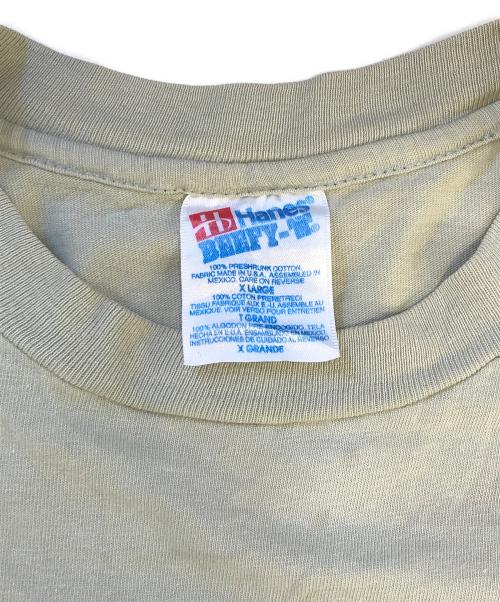 バンドTシャツ（バンドTシャツ）バンドTシャツ (バンドTシャツ) 90s NINE INCH NAILS(ナインインチネイルズ) バンドバンドTシャツ カーキ サイズ:XLの古着・服飾アイテム