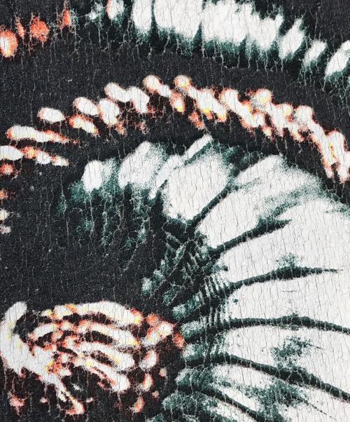 バンドTシャツ（バンドTシャツ）バンドTシャツ (バンドTシャツ) 90s NINE INCH NAILS(ナインインチネイルズ) バンドバンドTシャツ カーキ サイズ:XLの古着・服飾アイテム